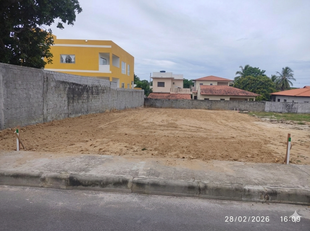 Lote à venda em Barra do Jacuípe (8) lote plano de 500m2 na Rua Canto do Sabiá Barra do Jacuípe
