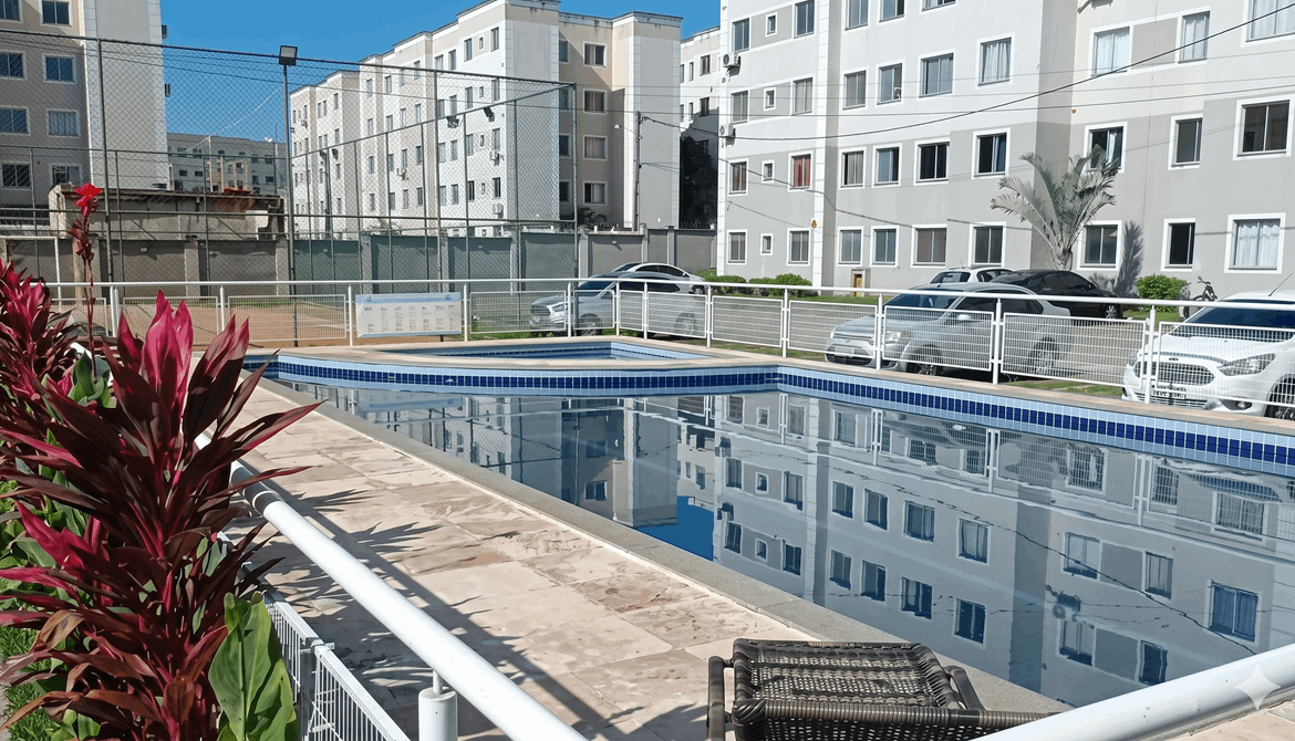Apartamento 2/4 térreo à venda no Condomínio Parque Sun Palace Abrantes