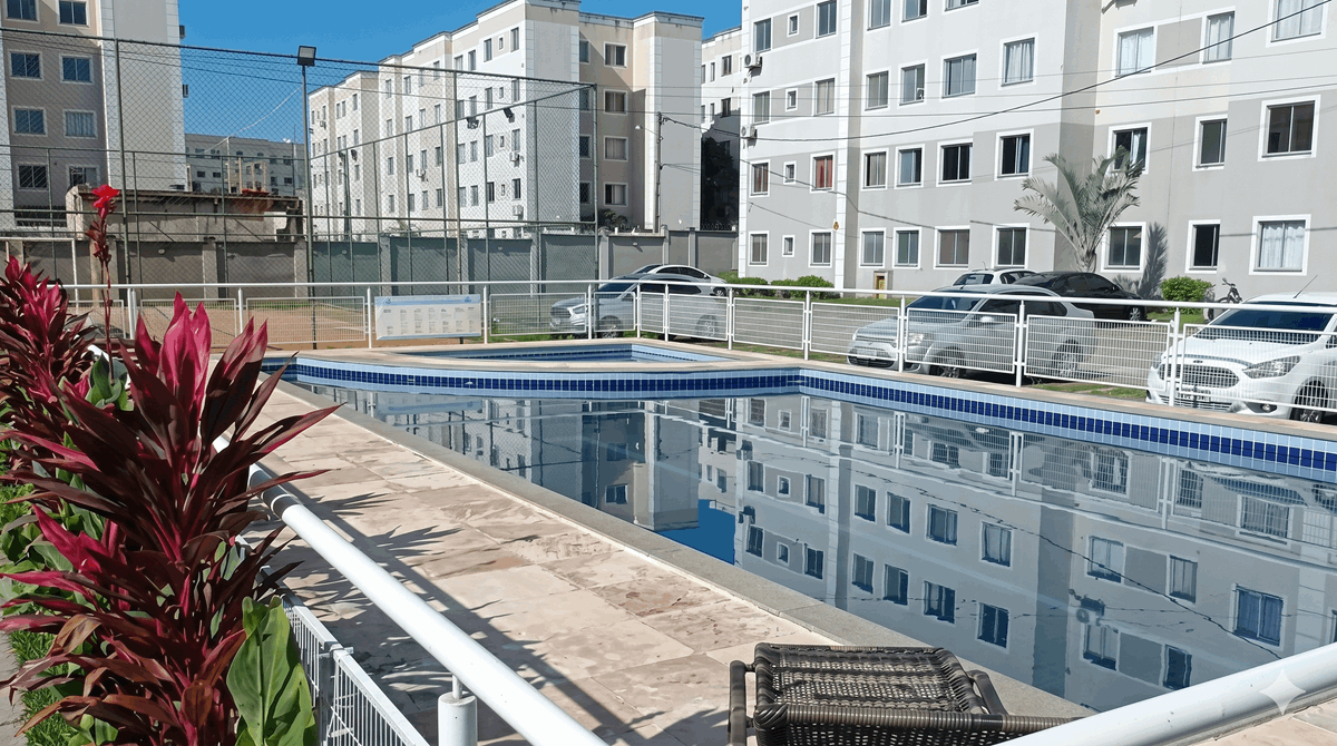 Apartamento à venda com 2 quartos, 1 banheiro, 1 vaga e 40m² no Abrantes, Camaçari (BA) — foto 2 de 8