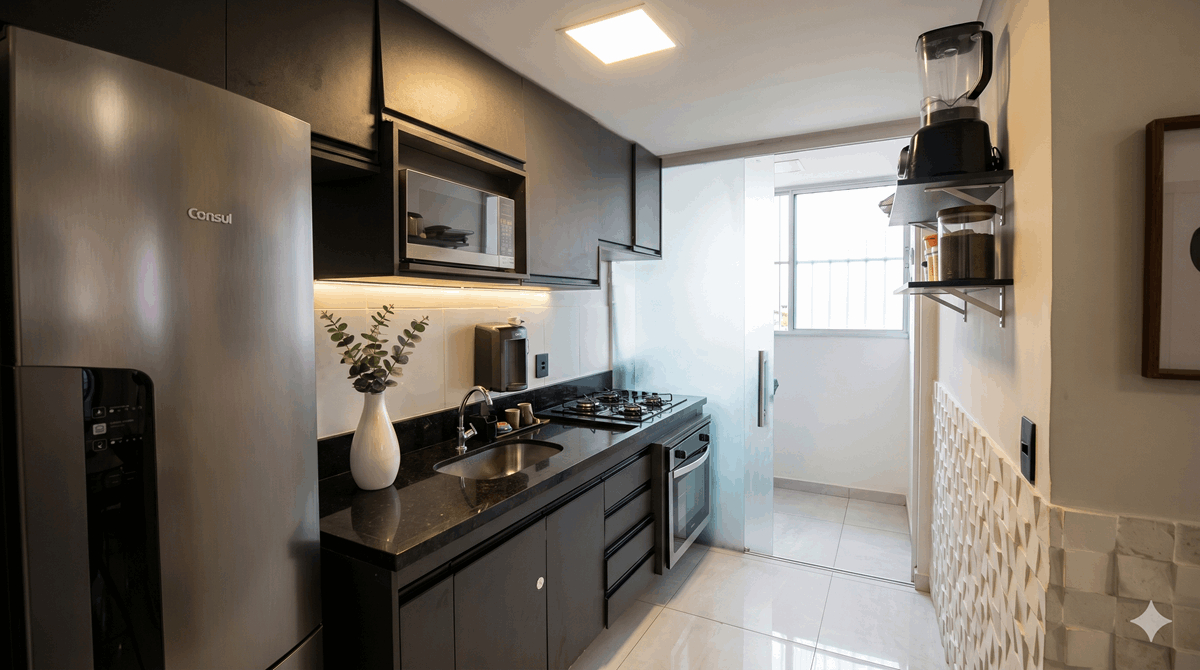 Apartamento à venda com 2 quartos, 1 banheiro, 1 vaga e 40m² no Abrantes, Camaçari (BA) — foto 5 de 8