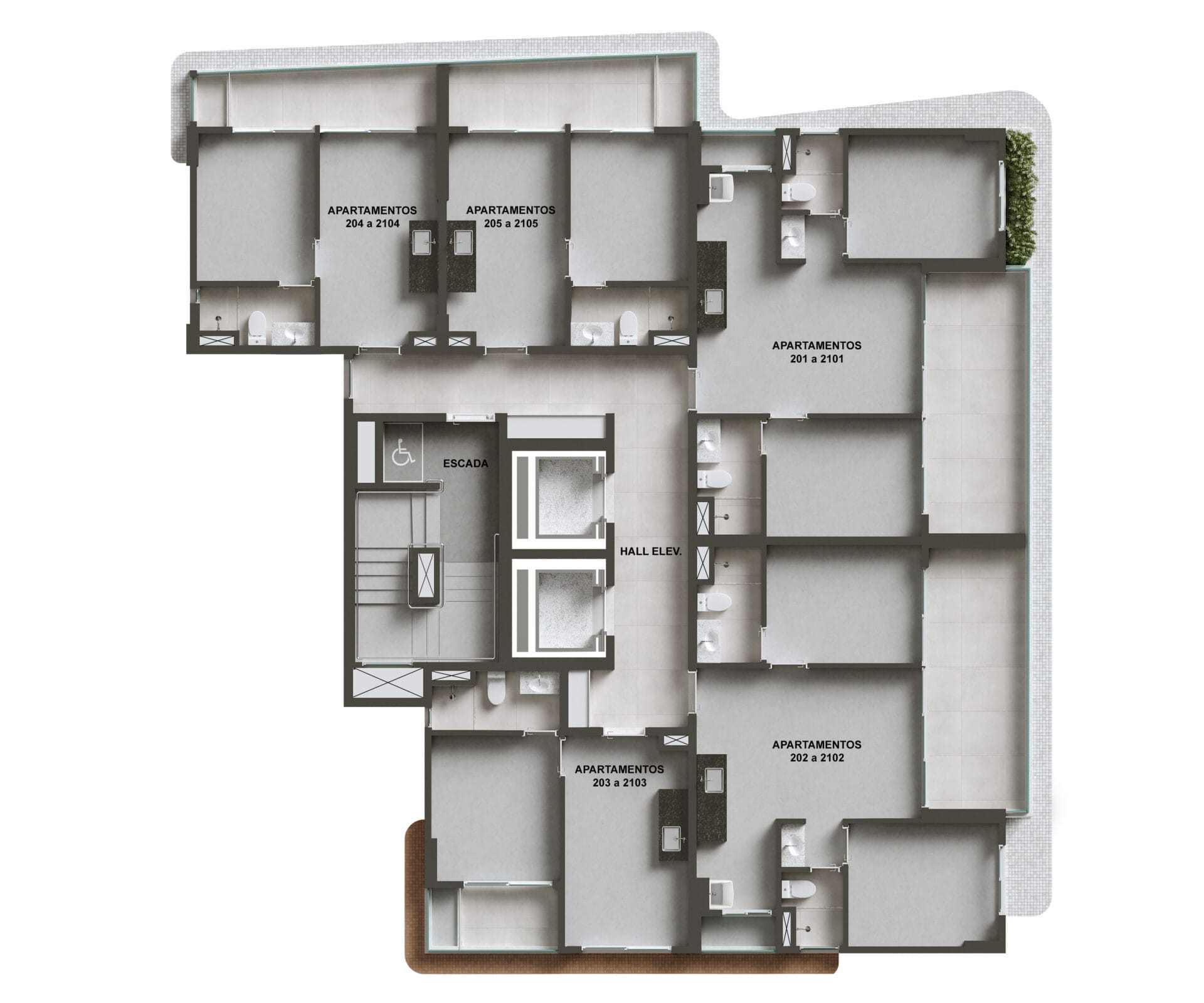 Apartamento à venda com 2 quartos, 2 banheiros e 29m² no Patamares, Salvador (BA) — foto 16 de 30
