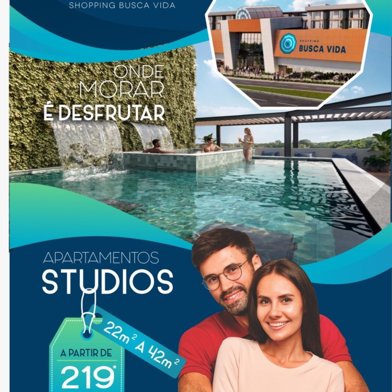 studio a venda no shopping busca vida camacari