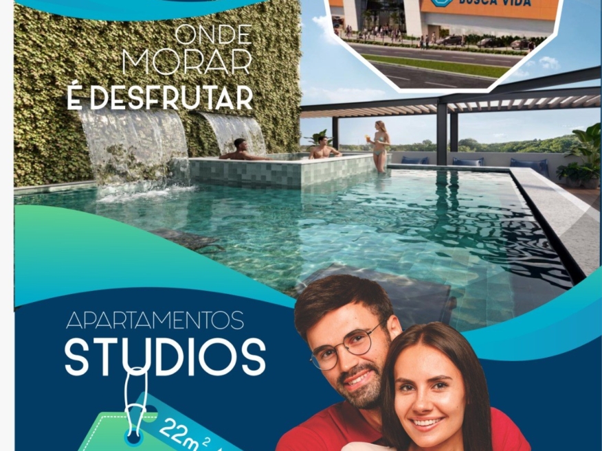 studio a venda no shopping busca vida camacari