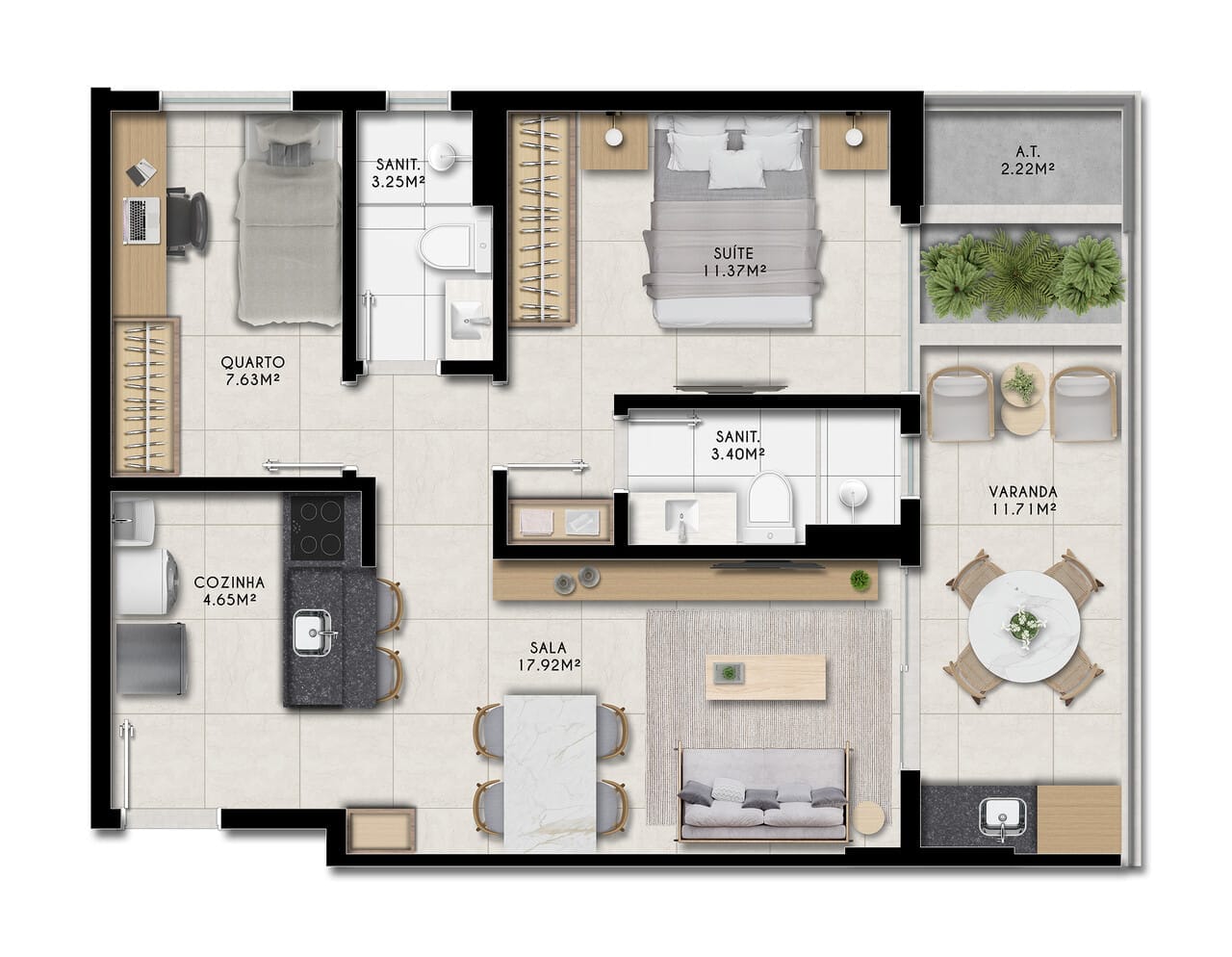 Apartamento à venda com 1 quarto, 1 banheiro e 28m² no Itapuã, Salvador (BA) — foto 13 de 30