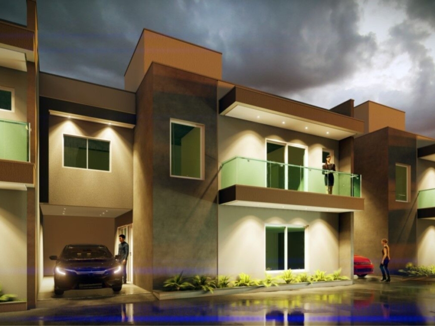 Casa à venda em Buraquinho, Lauro de Freitas - 4 quartos 127 m² - foto principal (fachada)