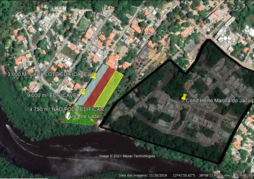 Terreno à venda em Barra do Jacuípe, Camaçari - 13750 m² - foto principal