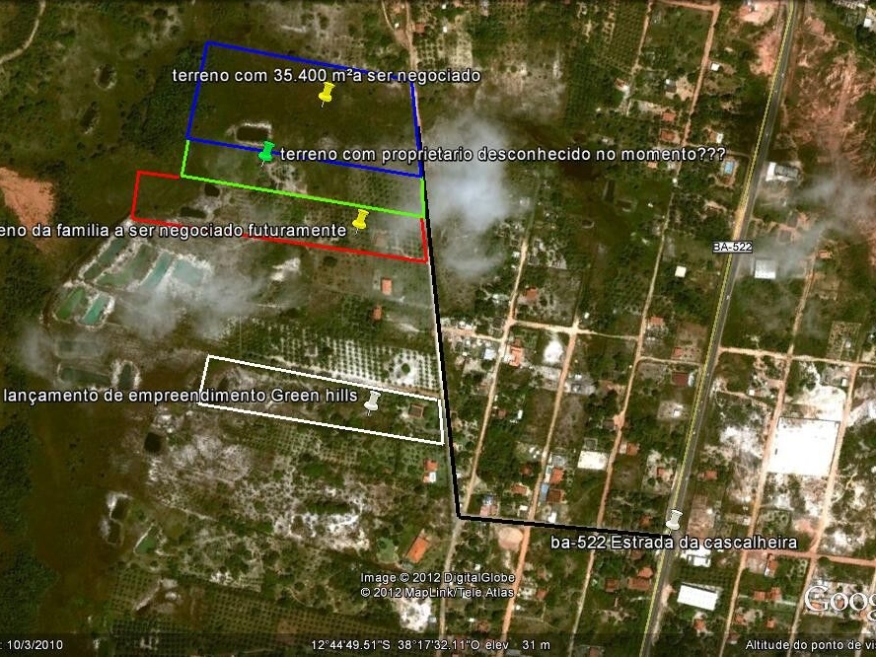Terreno à venda em Parque Real Serra Verde, Camaçari - 35400 m² - foto principal